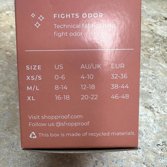 Lot O 4 Unders By Proof Period Thongs Womens Size M/L Black Light Absorbency - Picture 6 of 11